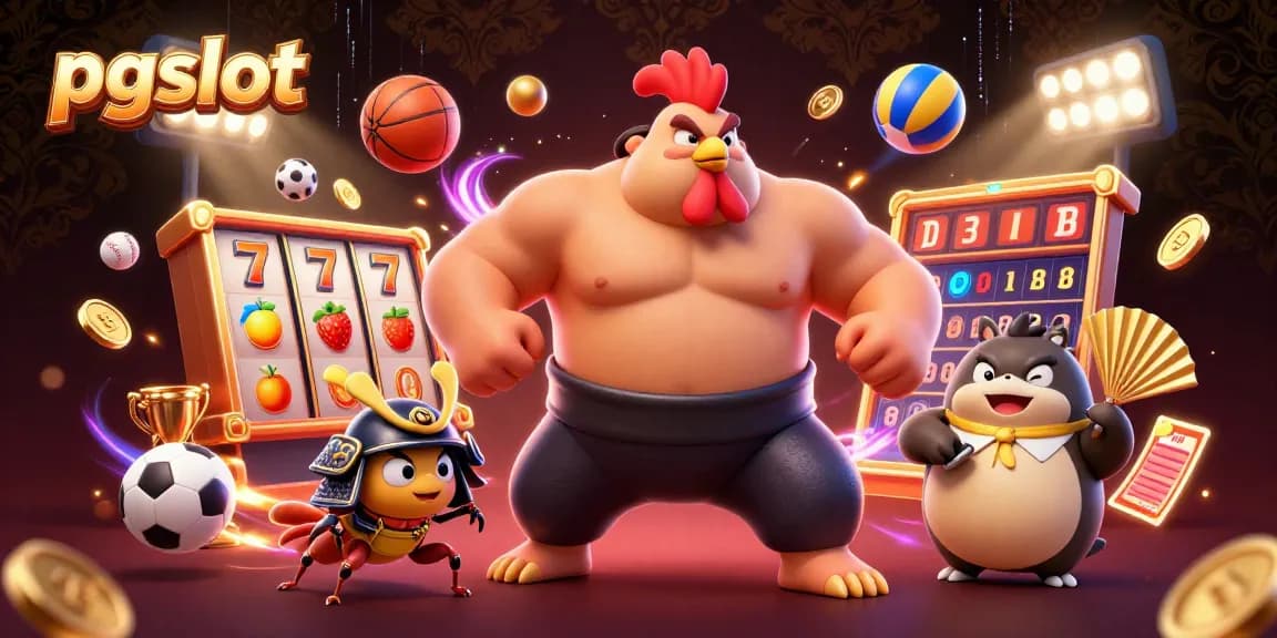 Experience thrilling pgslot action with vibrant slot reels and dynamic game elements.