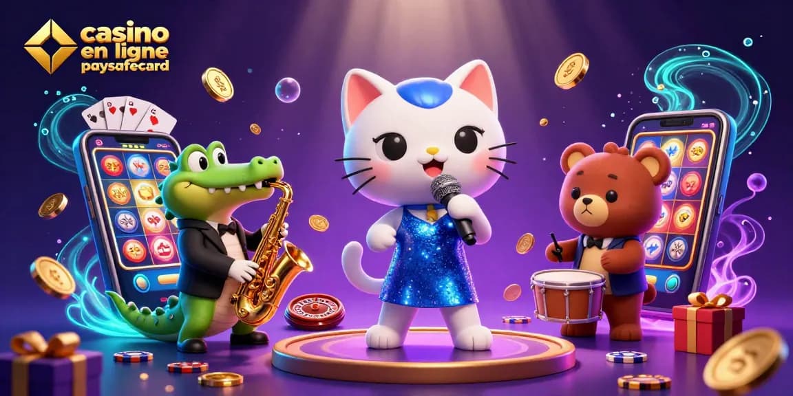 Découvrez la magie des gains dans un casino en ligne paysafecard avec des personnages animés dynamiques.
