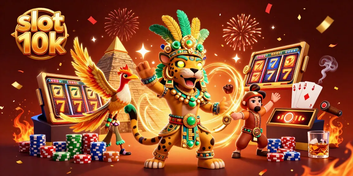 Experience big wins in slot 10k with lively casino elements and dynamic characters.