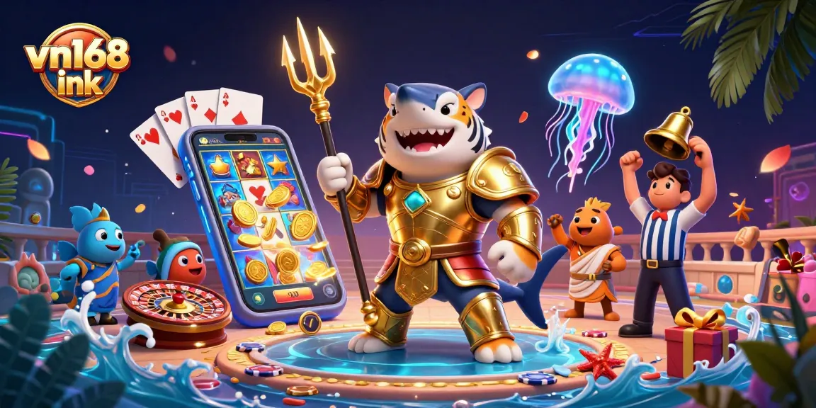 Engage in thrilling games at vn168 ink with vibrant slot action and colorful gaming elements.