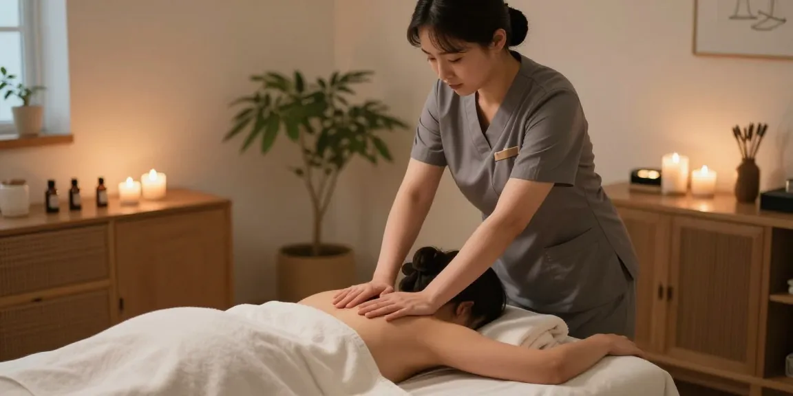 Experience soothing relaxation with 은평구출장마사지 in a tranquil home setting.