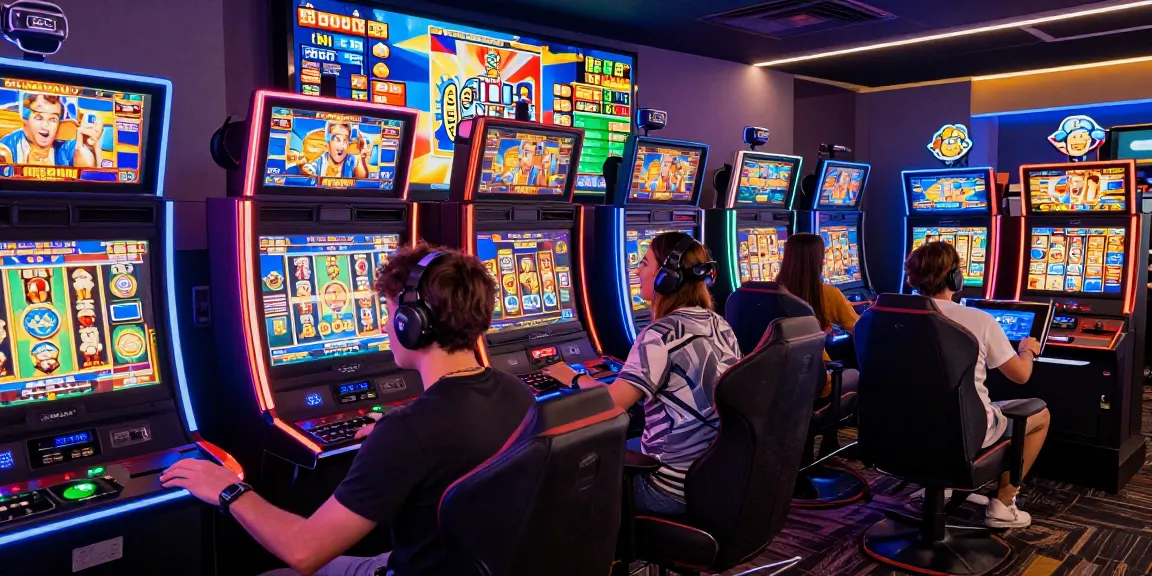 slot gacor hari ini players enjoying vibrant online gaming experience in digital casino