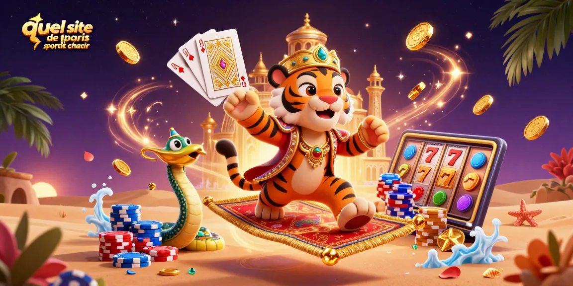 Découvrez quel site de paris sportif choisir avec cette illustration captivante de jeux de casino.