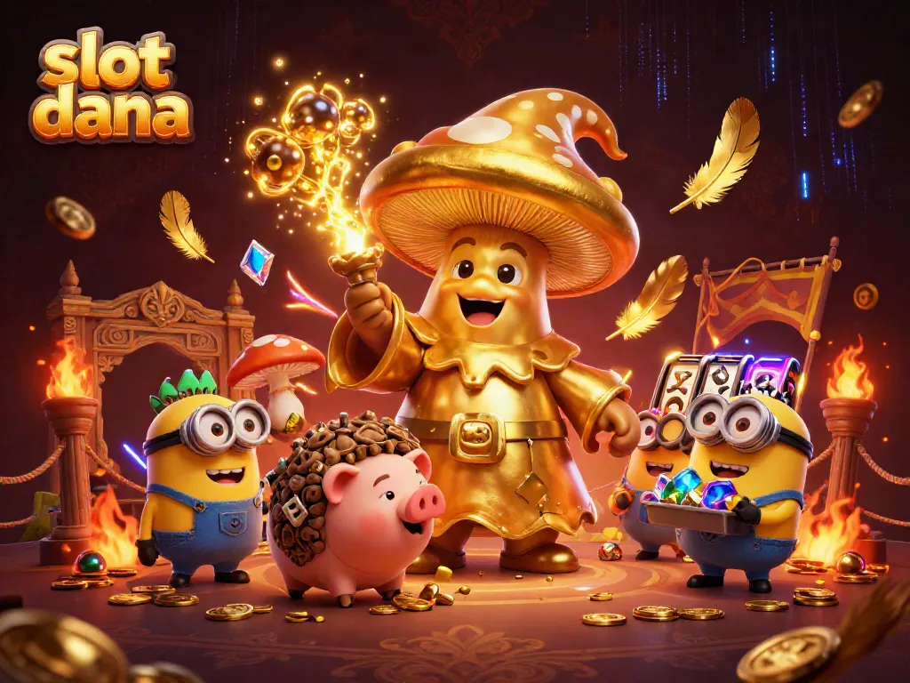 Slot dana: Menyaksikan penyihir emas dan teman-temannya beraksi di kasino virtual
