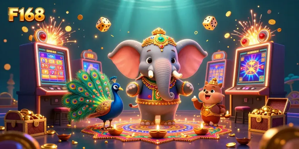Experience the thrill of F168 slots with vibrant characters and dazzling jackpots.