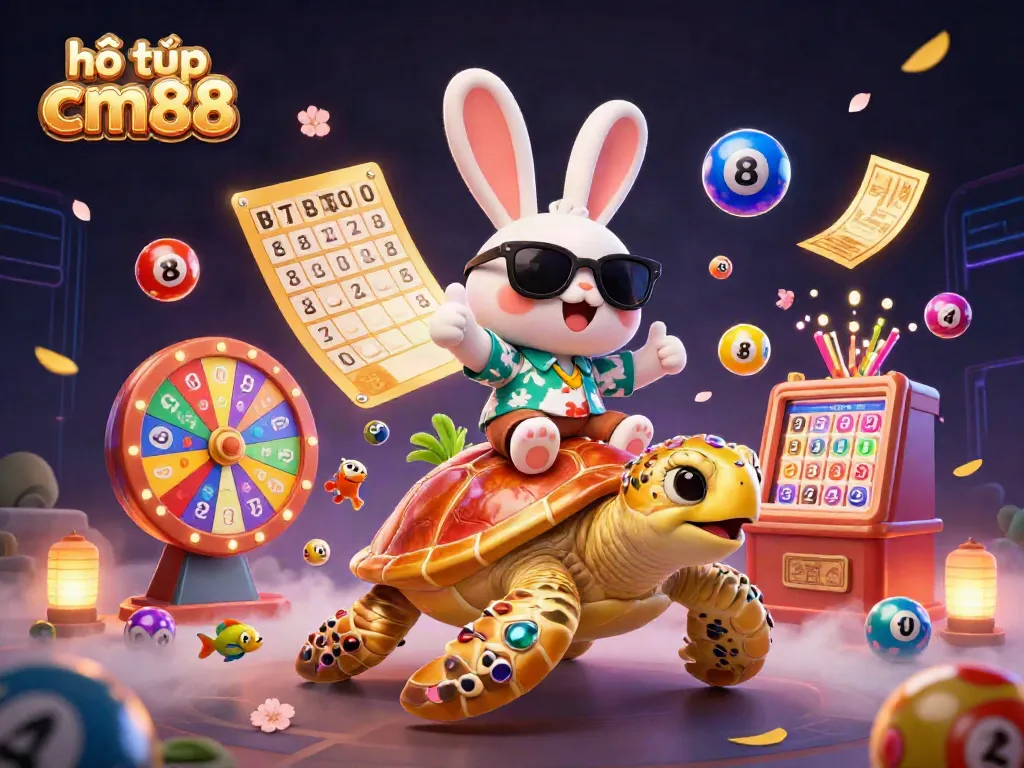 Enjoy exciting gaming moments with vibrant activities at hỗ trợ cm88, featuring colorful lottery elements.