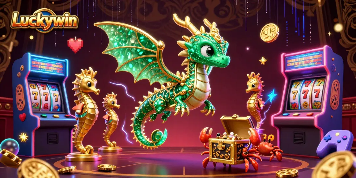 Experience thrilling wins at Luckywin with vibrant casino gaming elements and dynamic visuals.