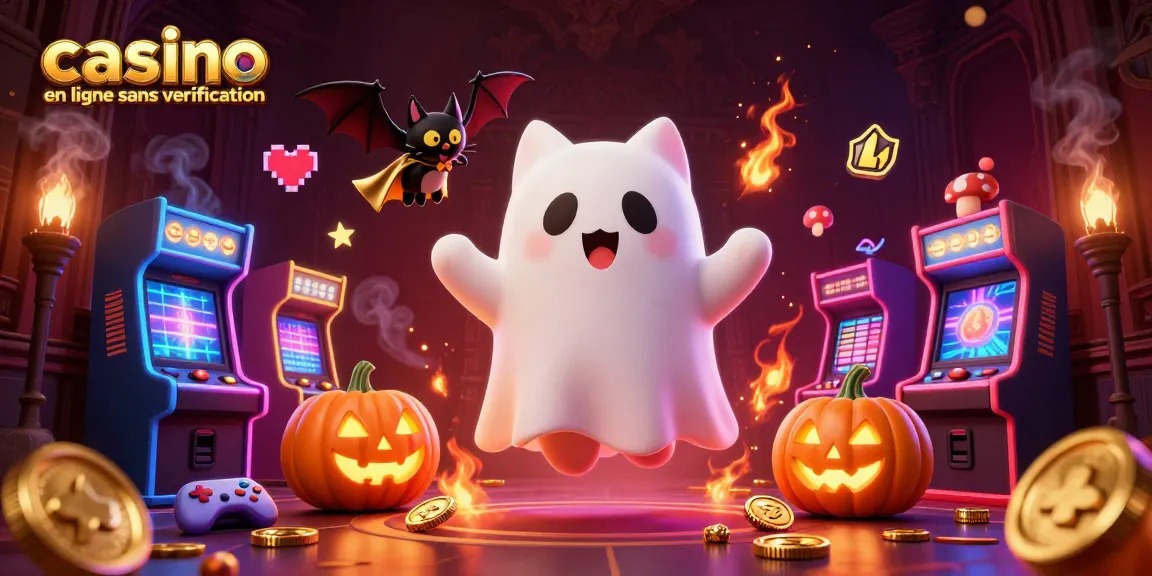 Jouez sans contrainte avec ce casino en ligne sans vérification, où le chat fantomatique et son ami chauve-souris vous accueillent.