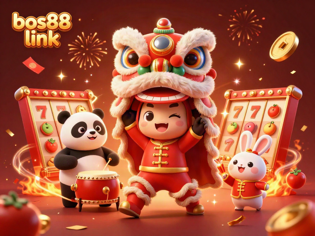 Jelajahi keseruan bermain di bos88 link dengan simbol jackpot dan keceriaan kembang api.