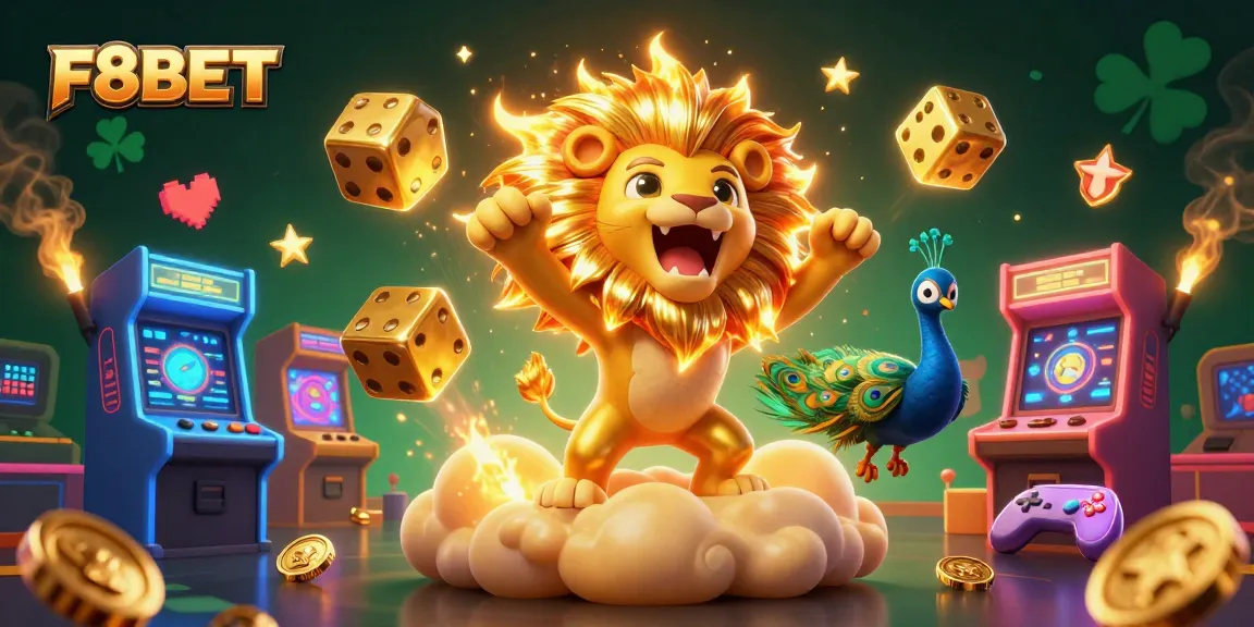 Engage in thrilling gaming experiences at F8BET with dynamic characters and vibrant casino elements.