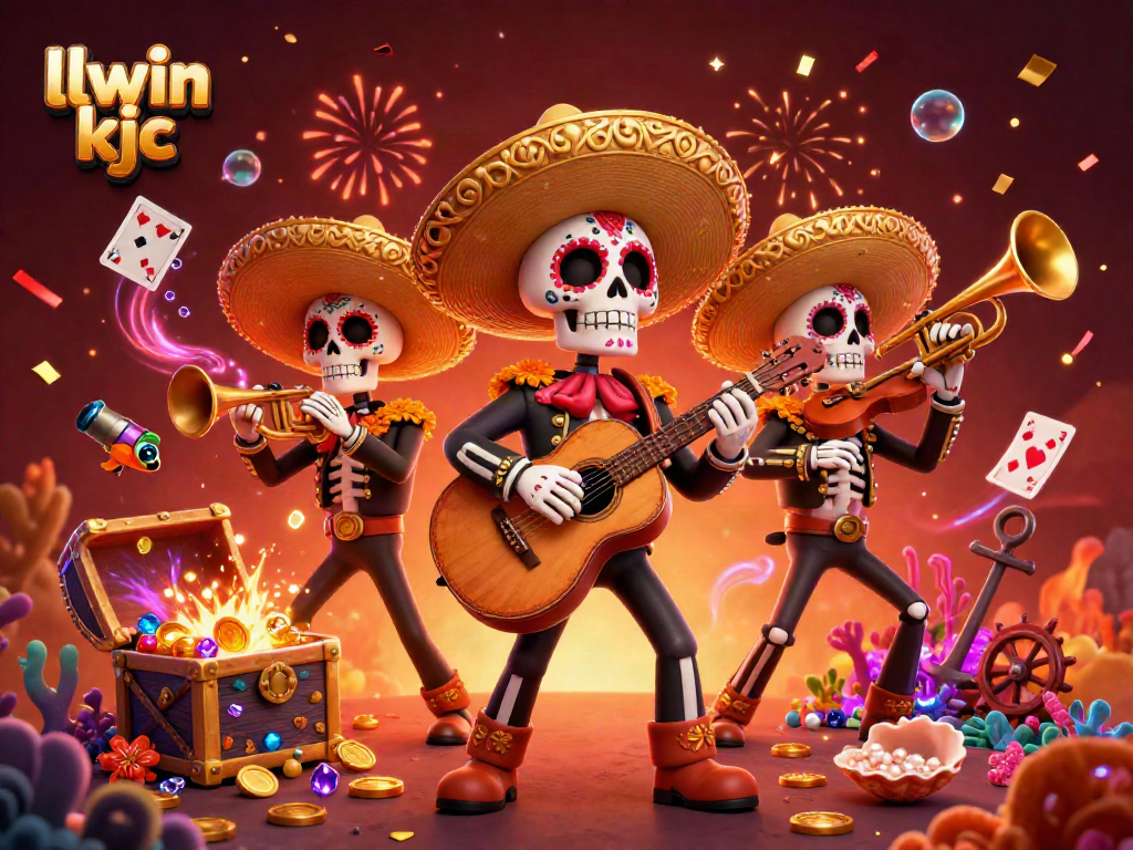 Engage with llwin kjc by exploring themed casino fun with a vibrant Day of the Dead illustration.