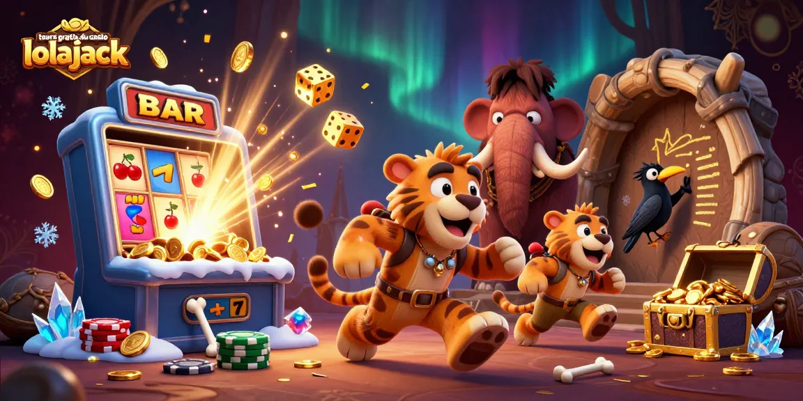 Experience thrilling action with tours gratuits du casino lolajack featuring a vibrant 3D illustration.