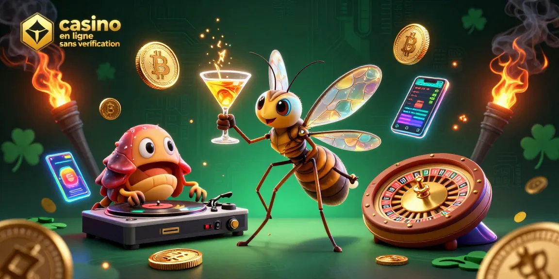 Découvrez casino en ligne sans vérification avec un mosquito cartoon vivant et des éléments de jeu