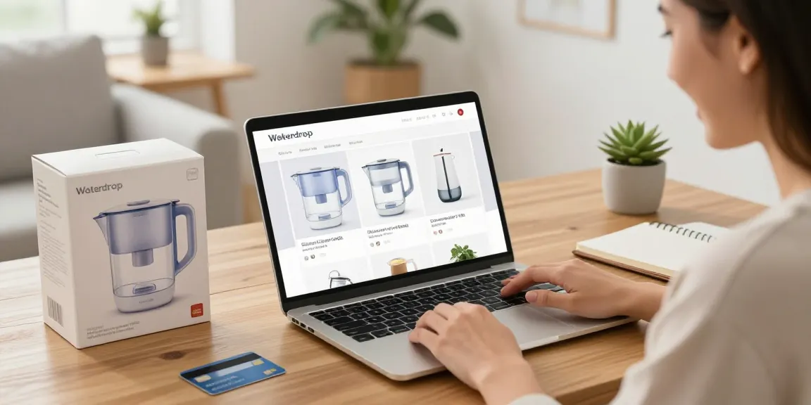 Waterdrop ED06P Electric Water Filter Pitcher - Explore best deals on e-commerce platforms, online shopping, product reviews.