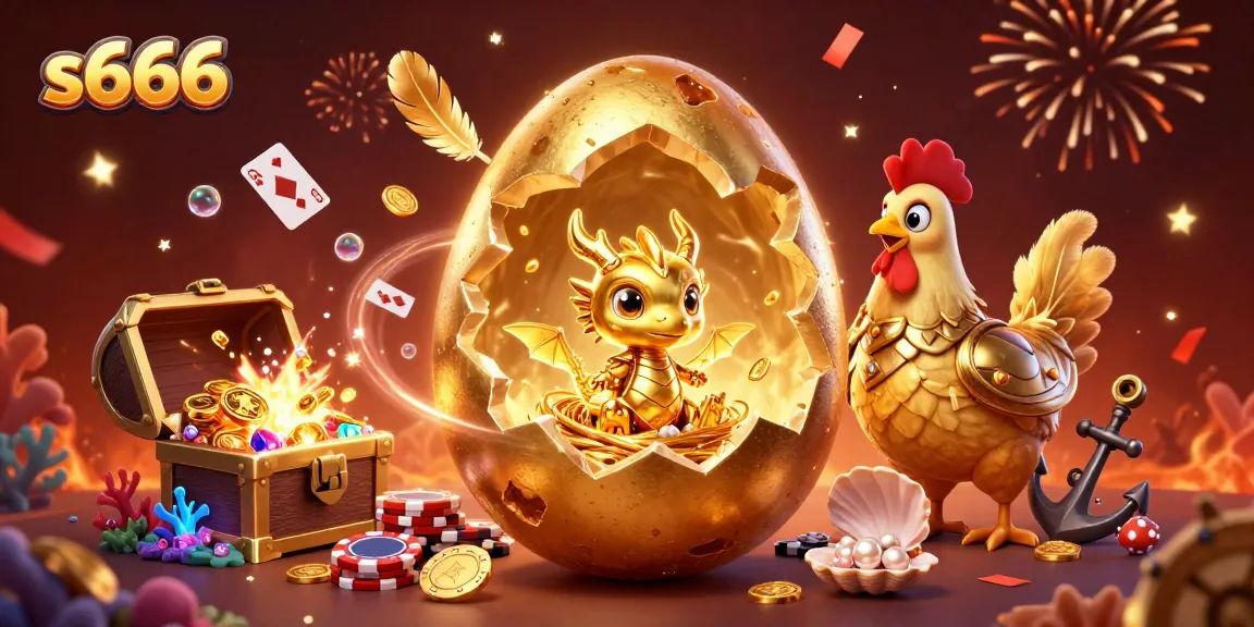 Engage with thrilling games at s666, experiencing the excitement of winning with a baby dragon and poker chips.