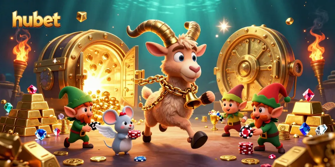 Engage in thrilling casino action with hubet's festive Krampus, angel mouse, and playful gremlins.