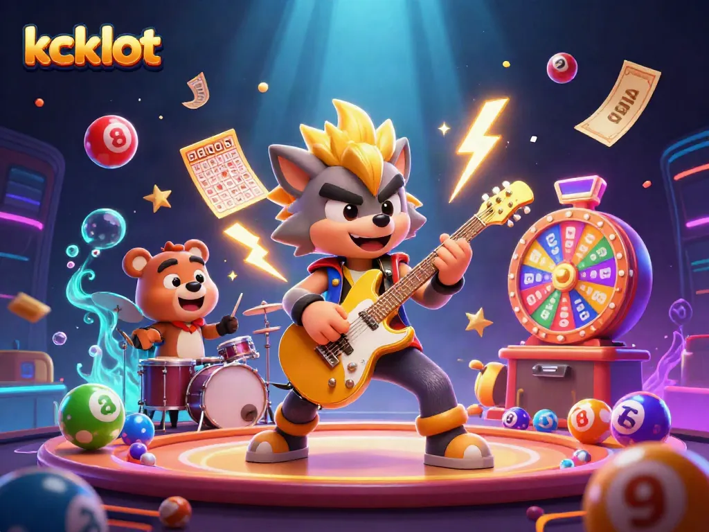 Mainkan kckslot dengan seru dalam ilustrasi 3D yang penuh kemeriahan dan kemenangan.