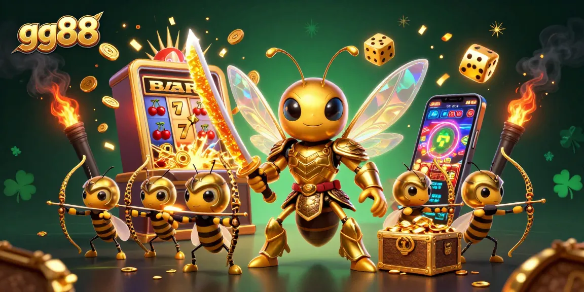 Engage with gg88's exciting casino experience featuring a samurai hornet and dynamic game elements.