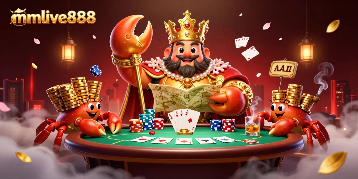 Experience dynamic gameplay in mmlive888 with vibrant casino-themed illustration showcasing rich elements.