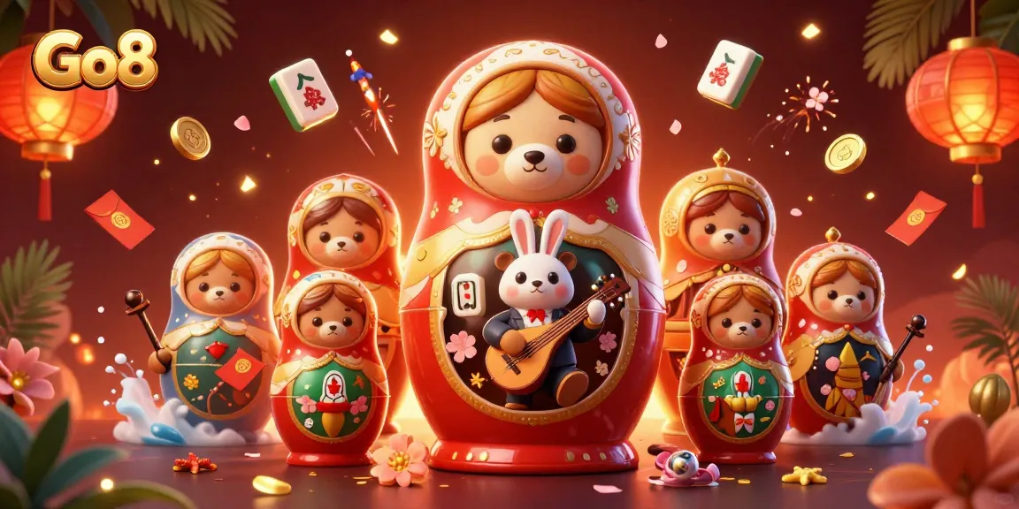 Engage with Go8's vibrant casino scene featuring playful characters and dynamic elements for ultimate gaming excitement.