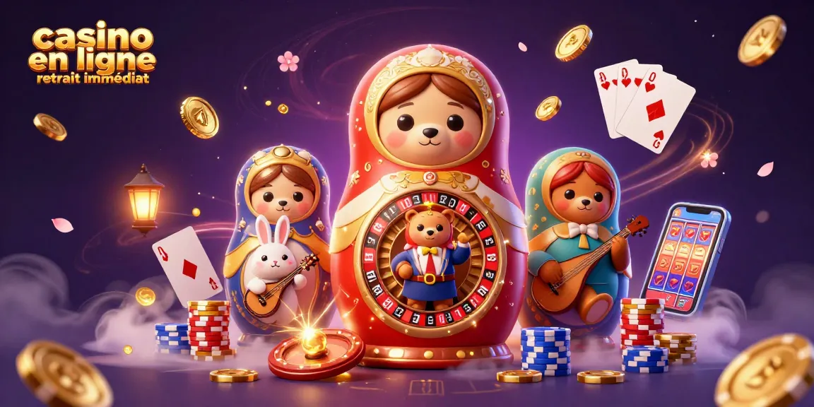 Profitez d'un casino en ligne retrait immédiat avec des gains rapides et sécurisés