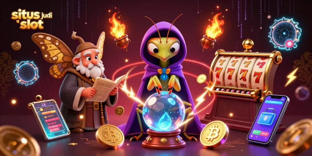 Win big with stunning visuals on a situs judi slot experience showcasing vibrant slot elements.
